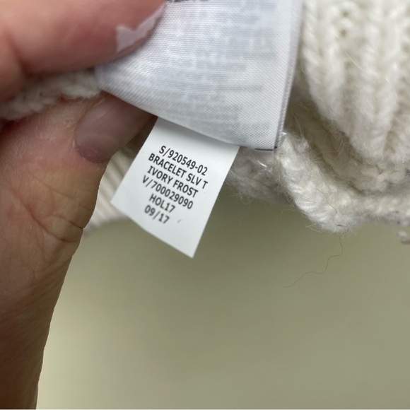 Gap Wool Cream Blend Knit Sweater Size Large - Picture 8 of 10